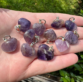 Amethyst Heart Pendant