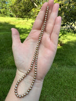 Peach Puff Freshwater Pearl Strand #12