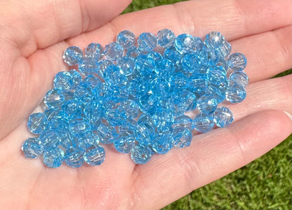 Lot of Blue Plastic Beads