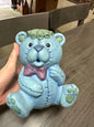 Hand Painted Ceramic Blue Bear