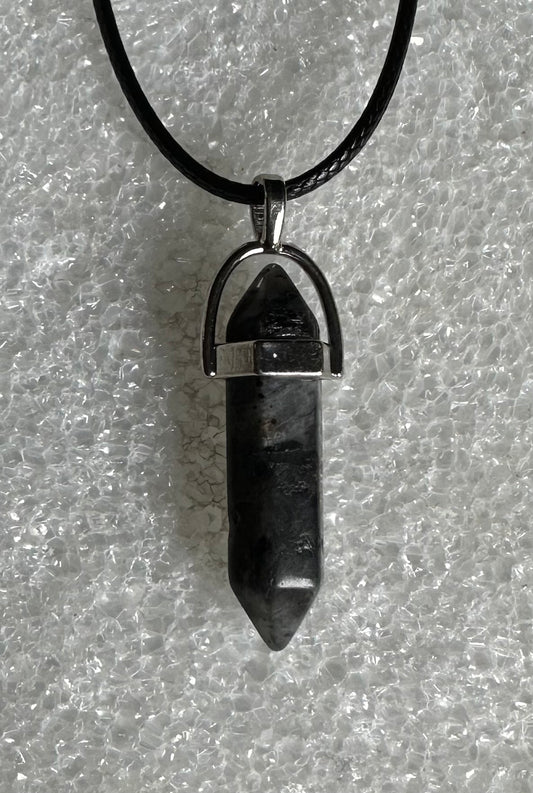 Bullet Pendant with Cord Necklace #47