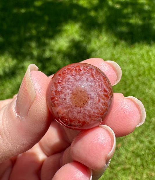 Banded Carnelian Sphere #4