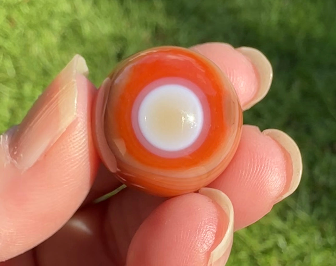 Banded Carnelian Sphere #1