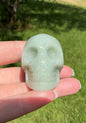 Natural Green Aventurine Skull