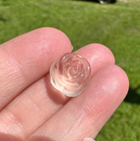 Mini Candy Fluorite Rose Carving