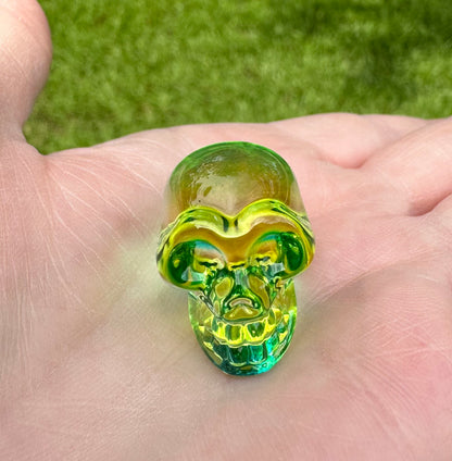 Mini Hand Carved Skull #4