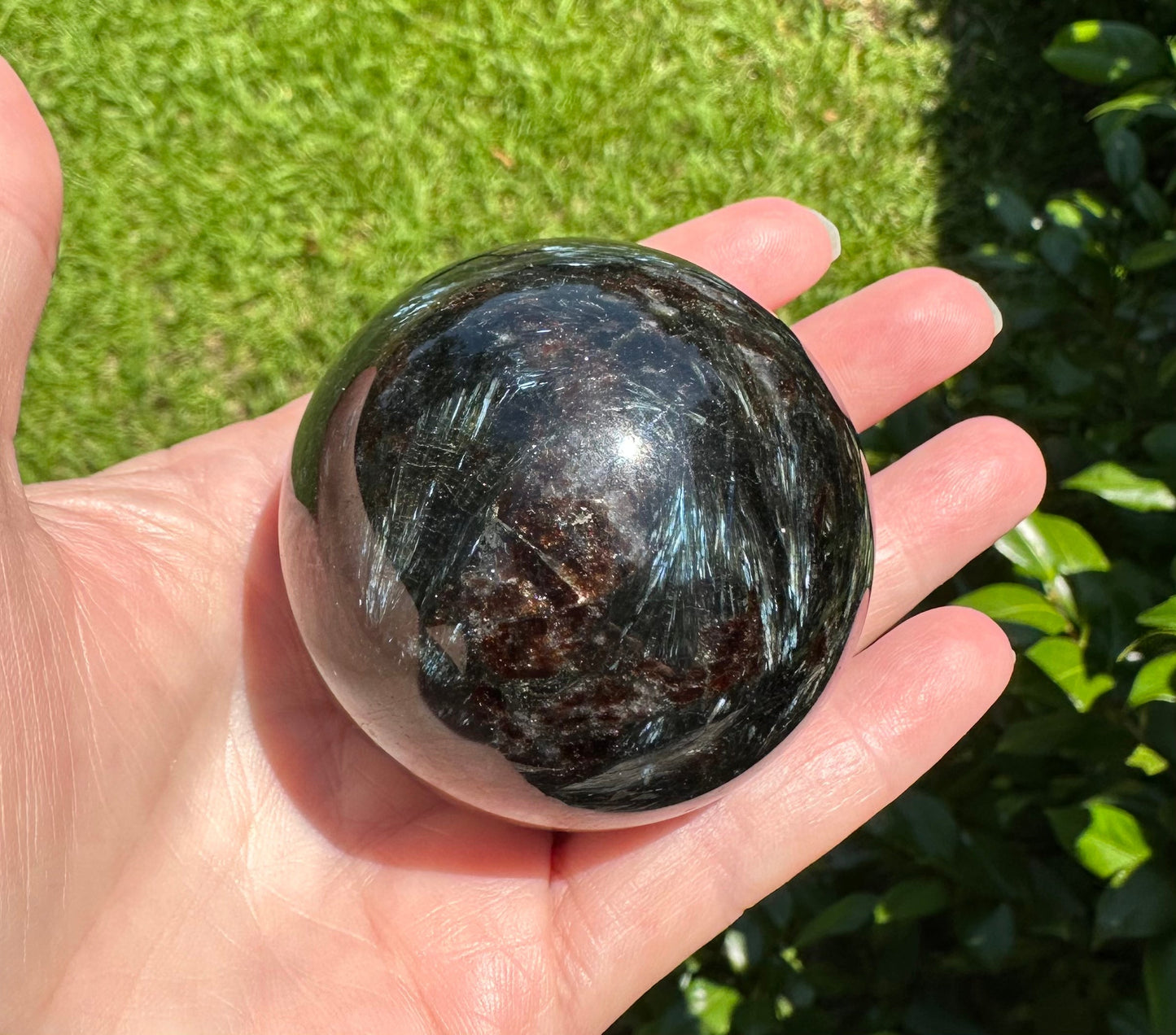 Russian Astrophyllite Sphere #3