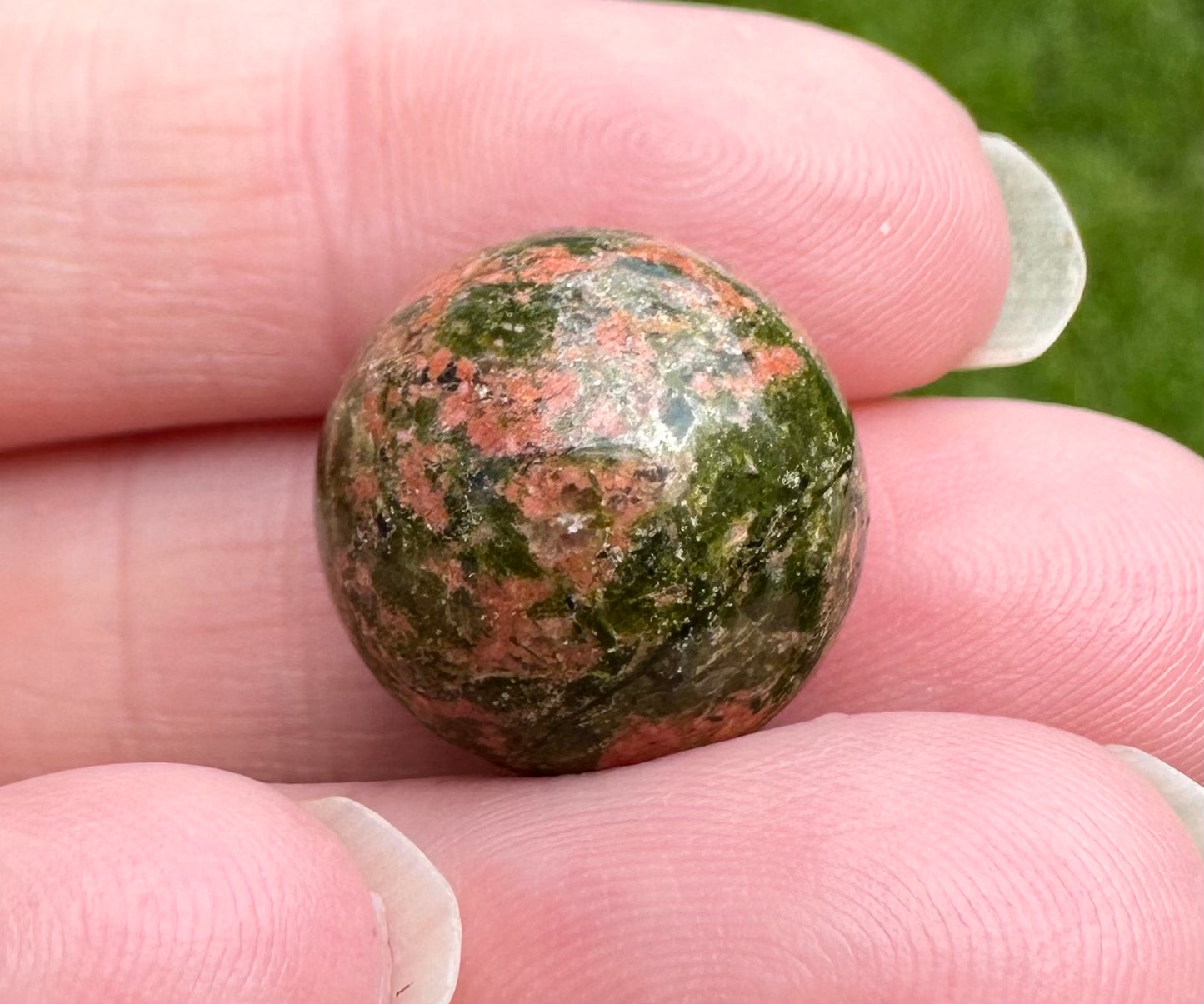 Unakite Sphere 10-12mm Avg