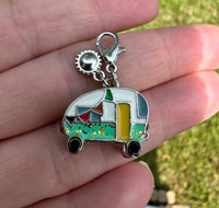 Nickel Free Camper Clip Charm Necklace