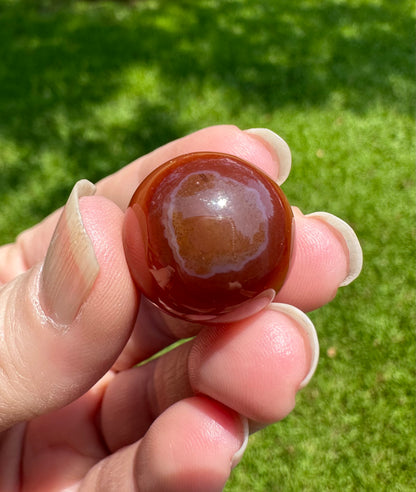 Banded Carnelian Sphere #6