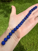 Sparkly Blue Bead Strand