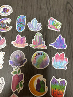 Crystal Collection Stickers set of 50