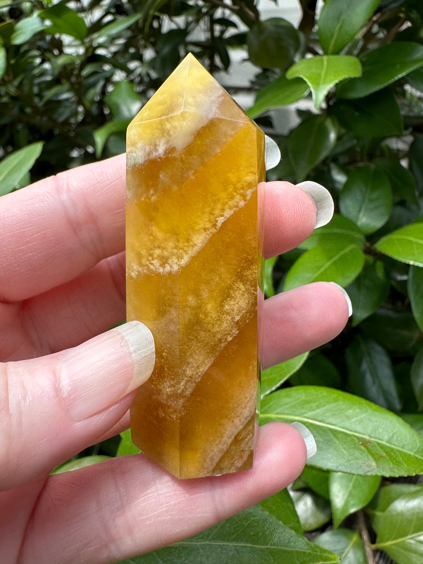 Yellow Fluorite Obelisk Tower #2