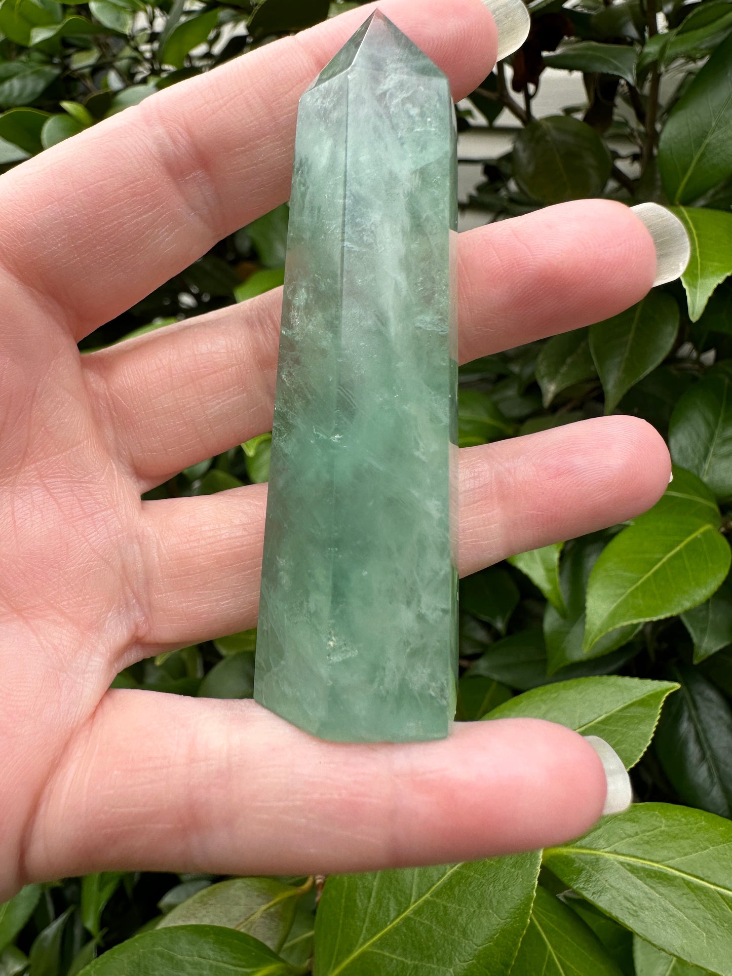 Green Fluorite Obelisk Tower #2