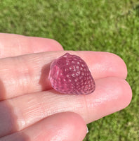 Mini Candy Fluorite Strawberry Carving