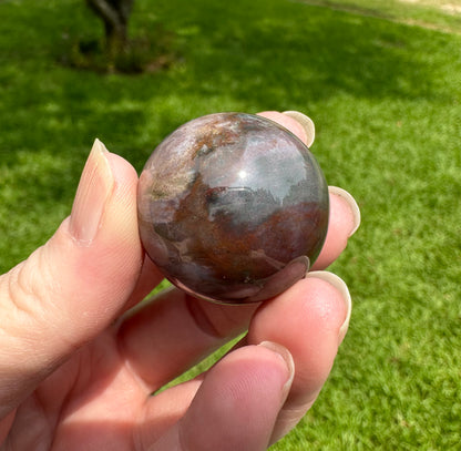 Moss Agate Sphere #6