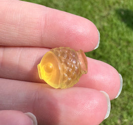 Mini Candy Fluorite Fish Carving