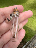 Glass Vial Wish Pendant