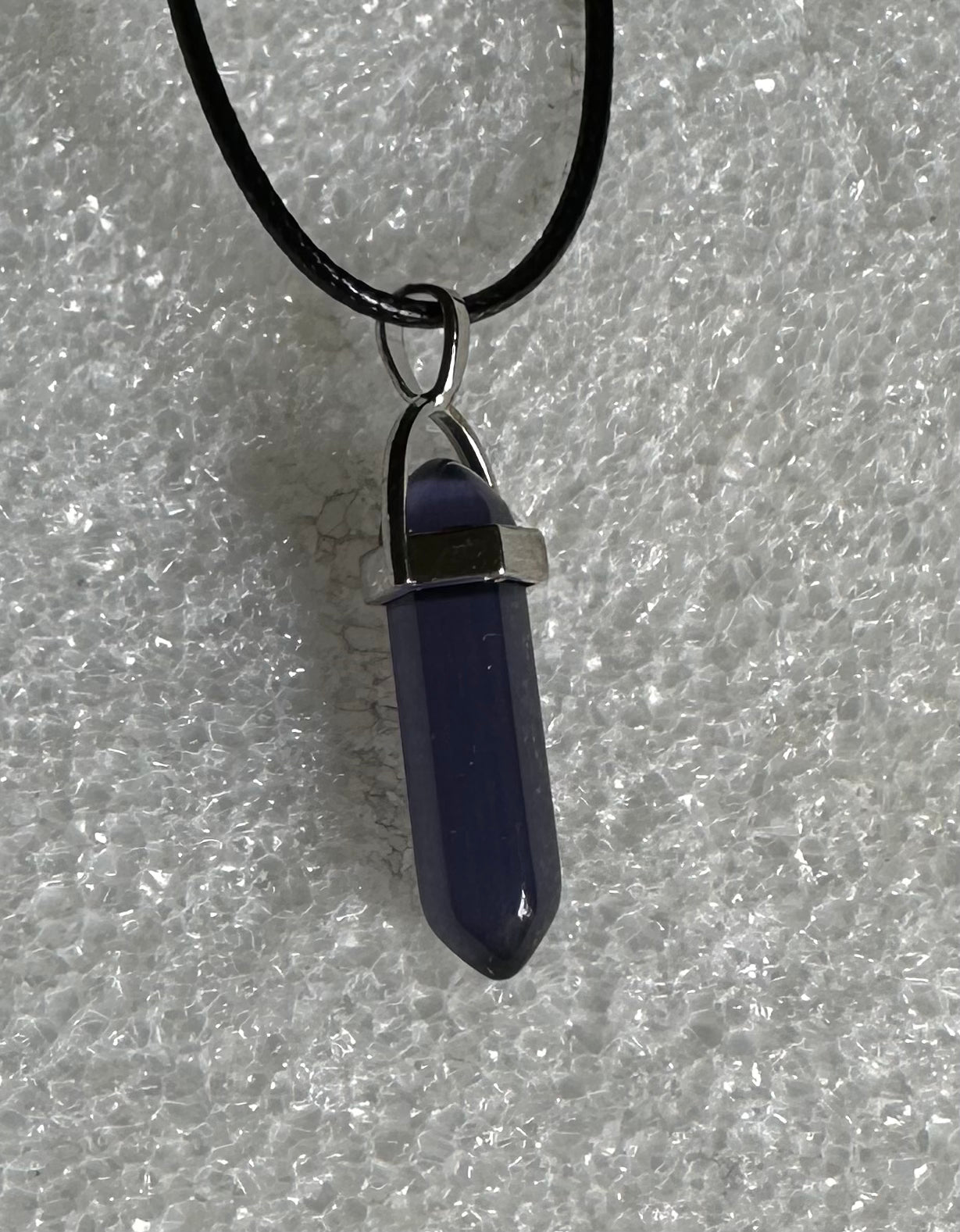 Bullet Pendant with Cord Necklace #44