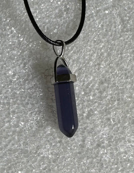 Bullet Pendant with Cord Necklace #44