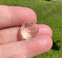 Mini Candy Fluorite Rose Carving