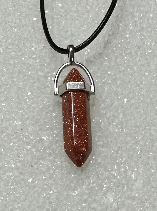 Bullet Pendant with Cord Necklace #9