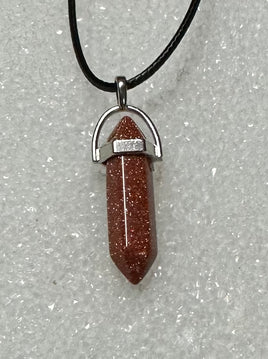 Bullet Pendant with Cord Necklace #9