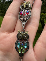 Owl Rhinestone Connector Strand