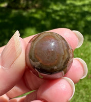 Banded Carnelian Sphere #7