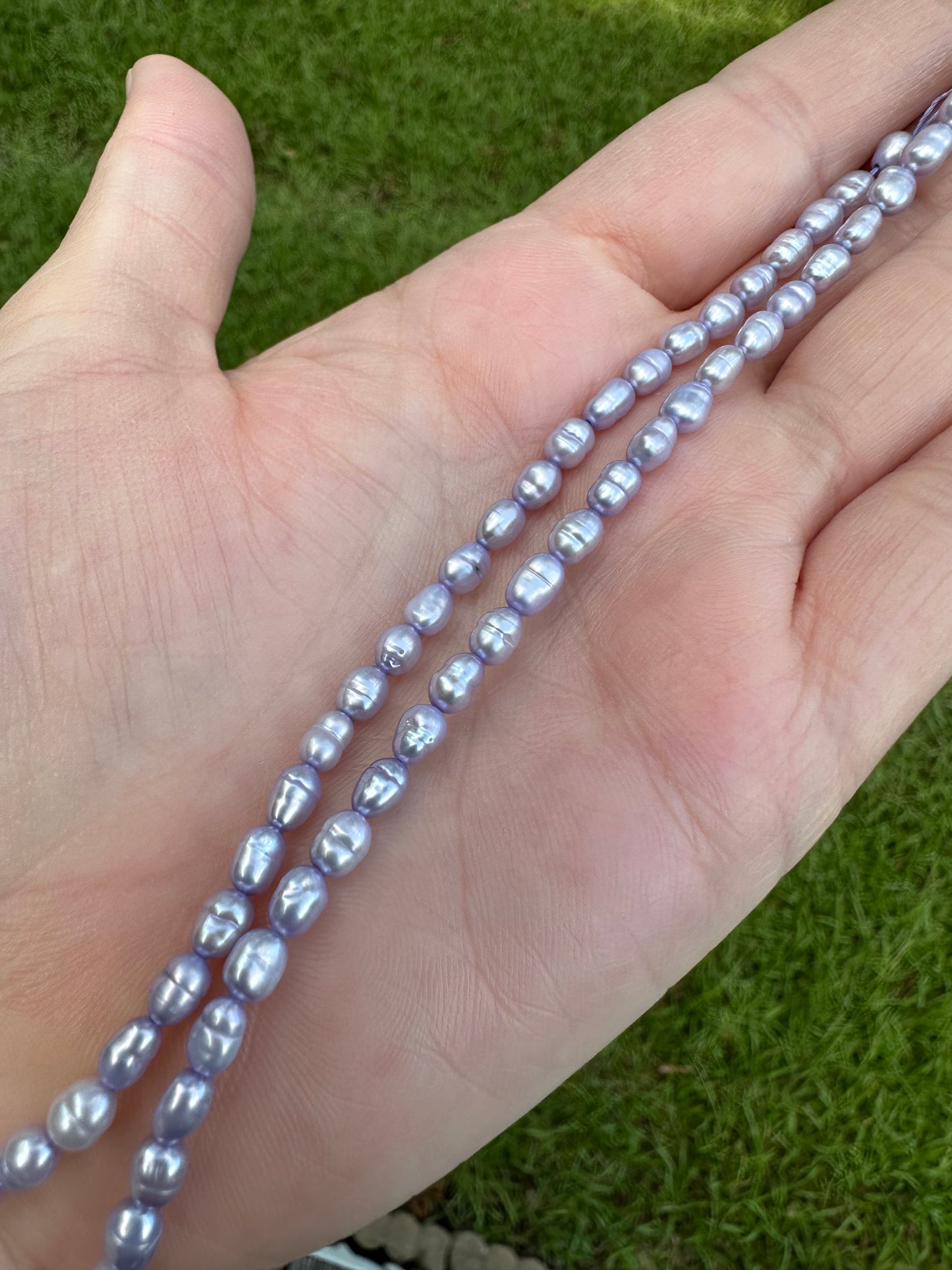 Lavender Freshwater Pearl Strand #1