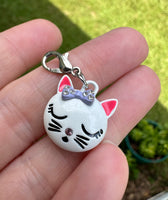 Nickel Free Cat Clip Charm Necklace