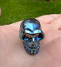 Mini Hand Carved Skull #3