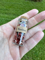 Bloodstone Chips In Bottle