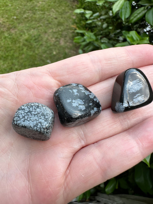 Snowflake Obsidian Tumbled Parcel