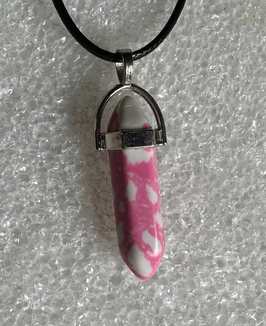 Bullet Pendant with Cord Necklace #56