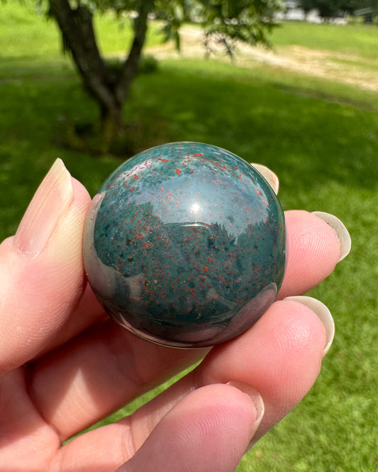 Moss Agate Sphere #10