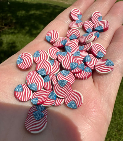 Lot of Round Flag Discs