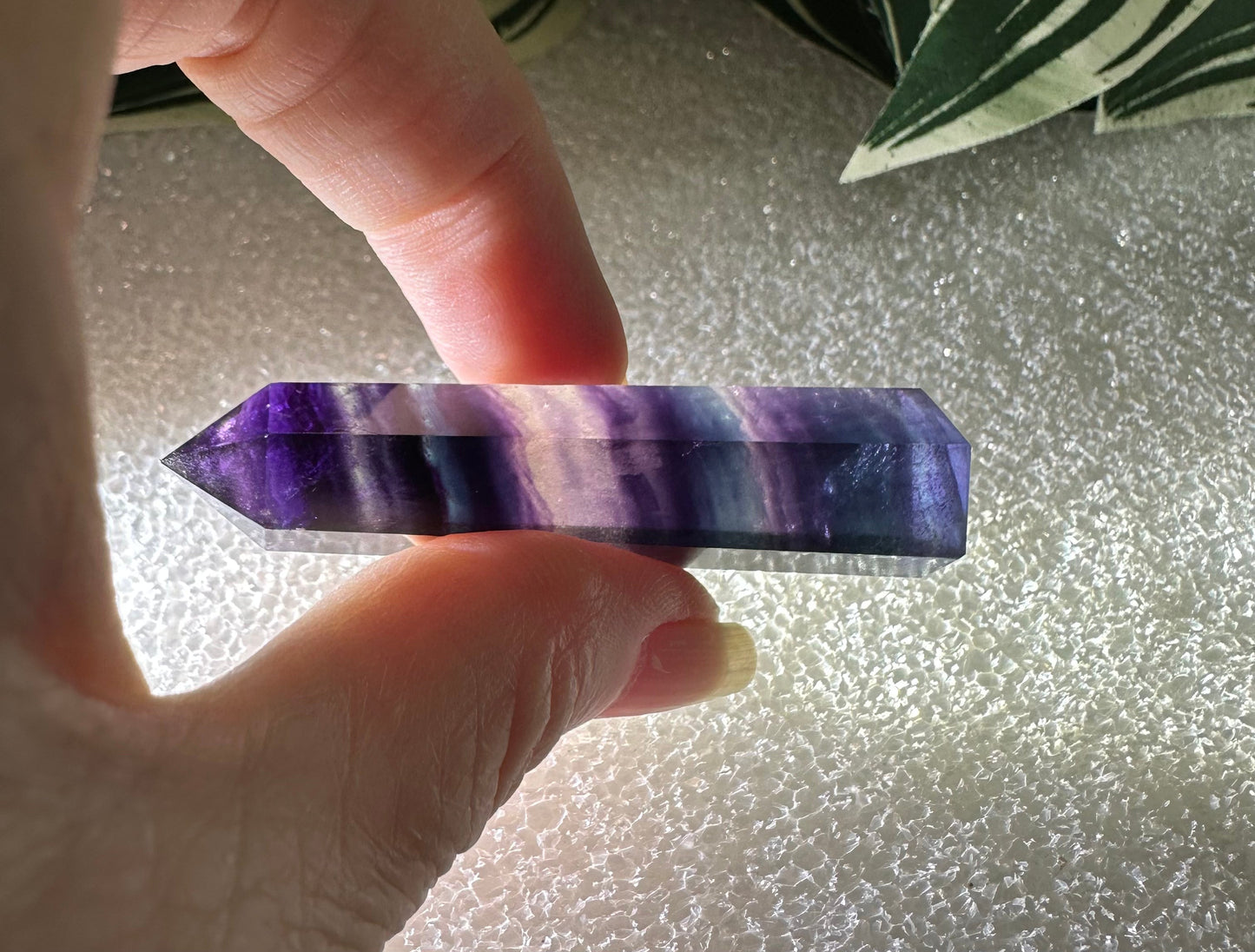 Rainbow Fluorite Crystal Point #3