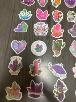 Crystal Collection Stickers set of 50