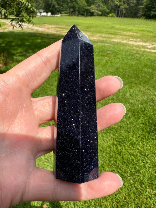 Sparkly Blue Sandstone Tower #8