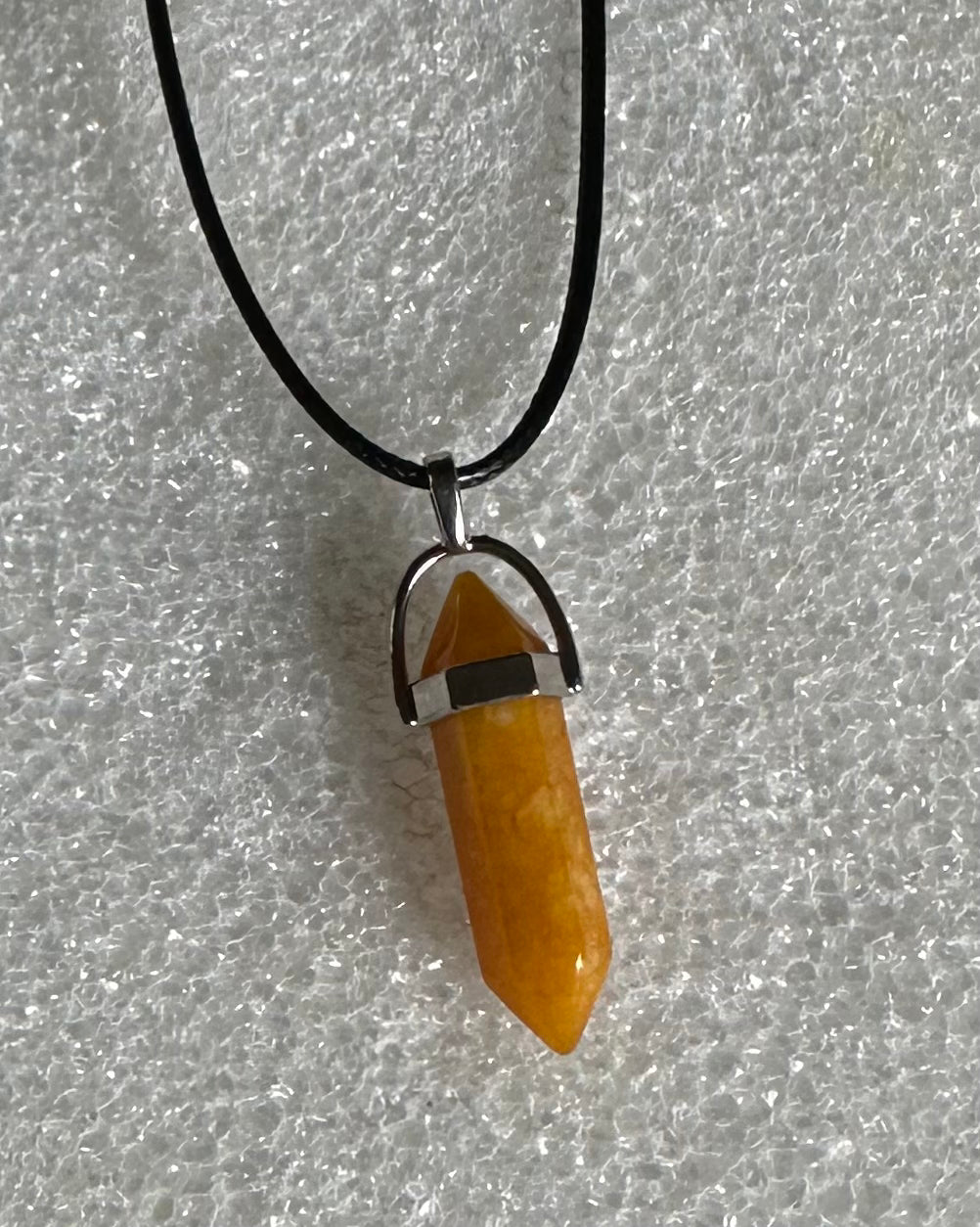 Bullet Pendant with Cord Necklace #12