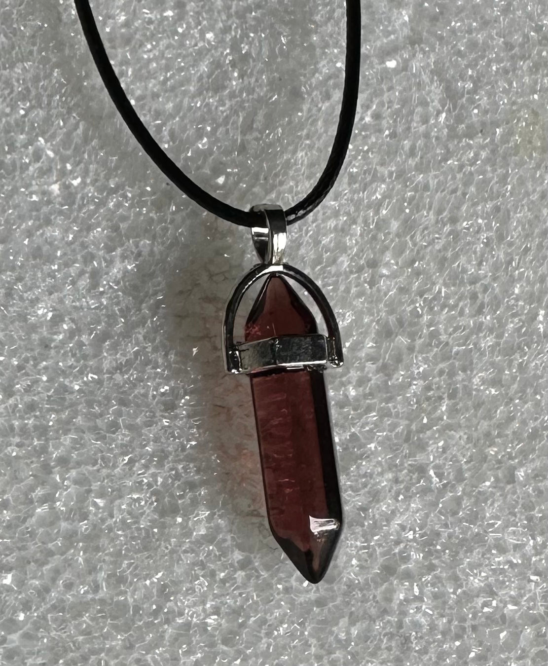 Bullet Pendant with Cord Necklace #31