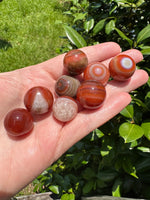 Beautiful Banded Carnelian Spheres