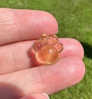 Mini Candy Fluorite Paw Print Carving