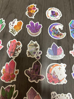 Crystal Collection Stickers set of 50