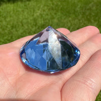 Blue Glass Gemstone Paperweight