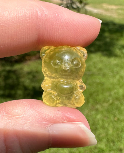 Mini Candy Fluorite Bear Carving