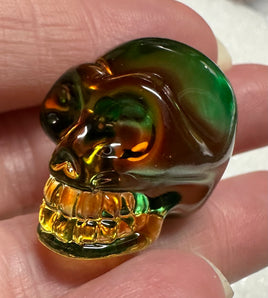 Mini Hand Carved Skull #3