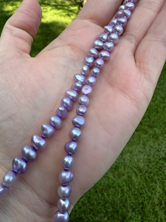 Lavender Freshwater Pearl Strand #2