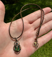 Scarab Pendant  & Necklace